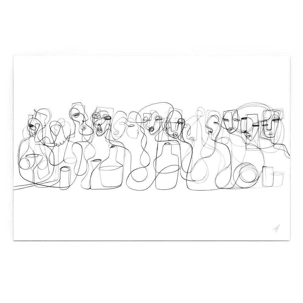 The Last Supper (first sketch) Print