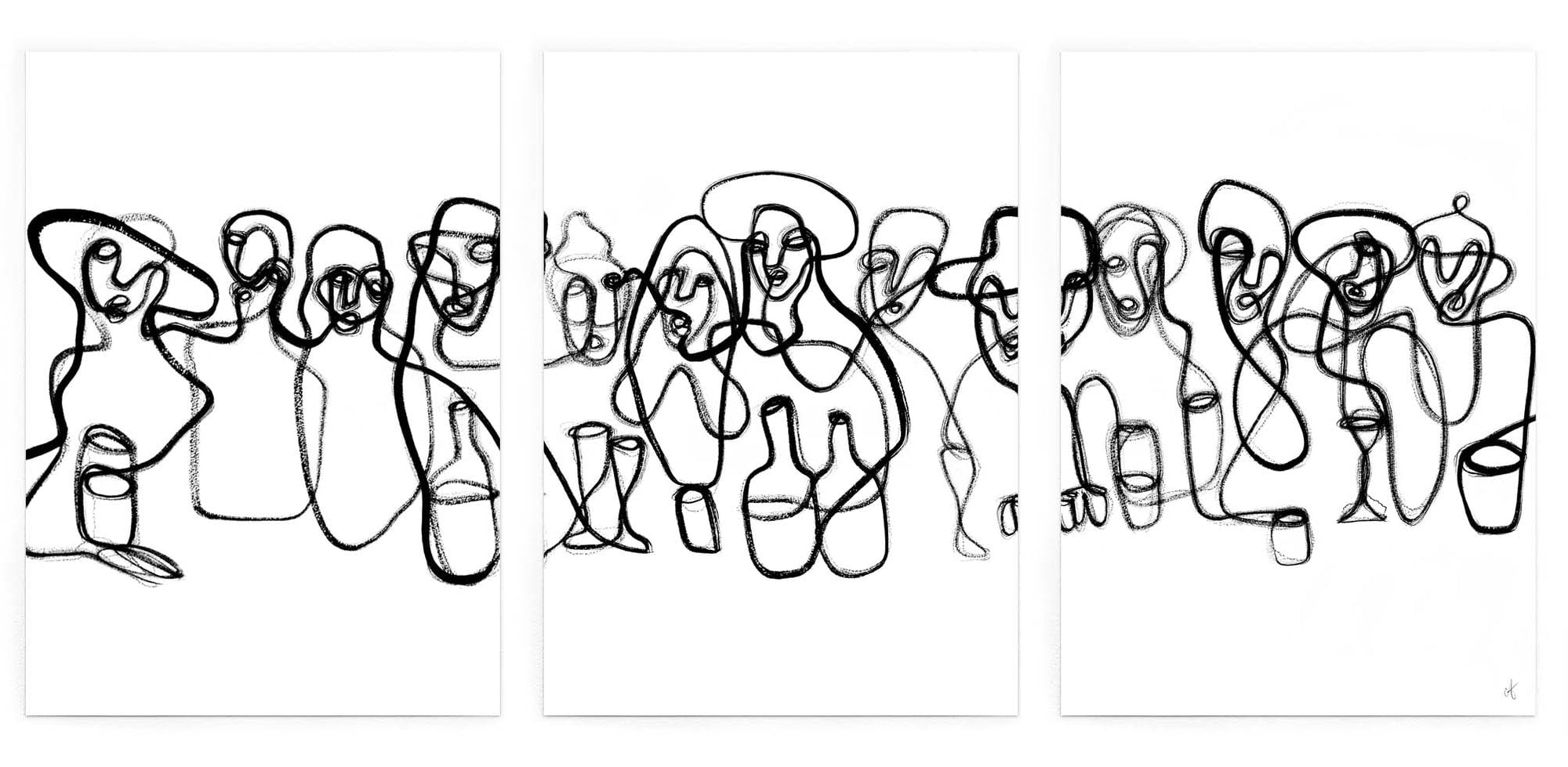 Triptych Supper