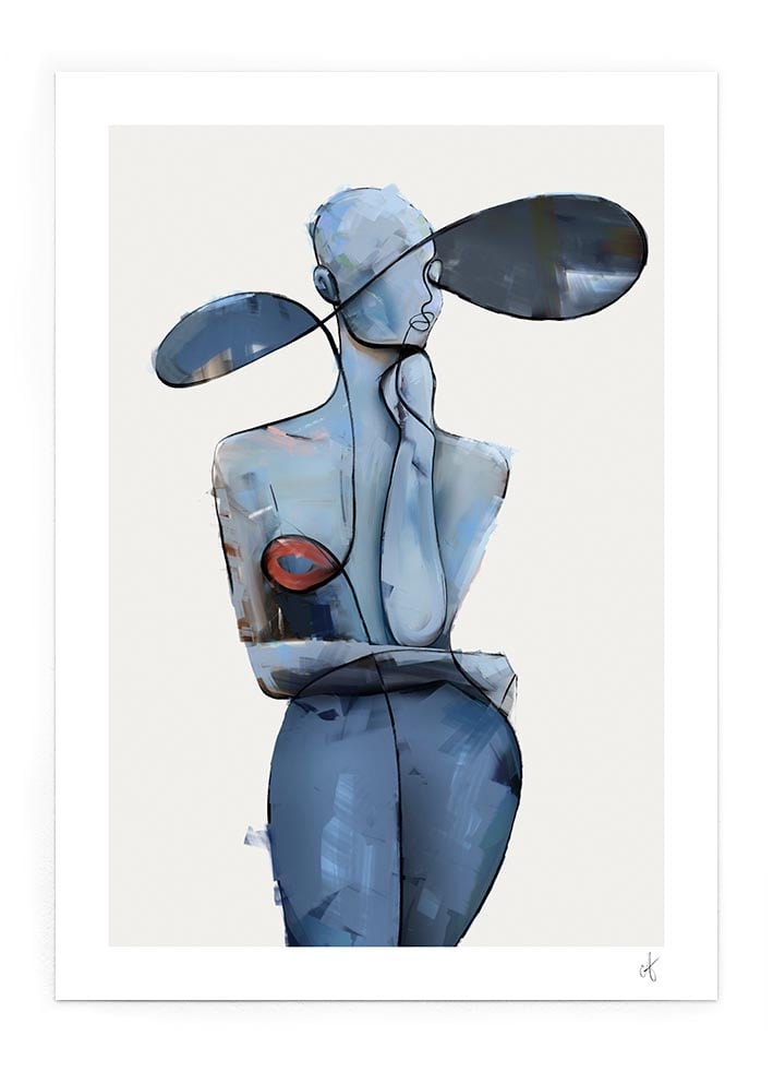 Blue Monday Print - Peytil