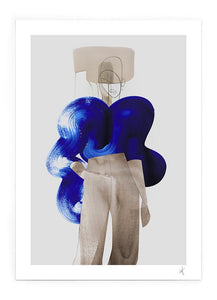 Blue Knit #2 Print - Peytil
