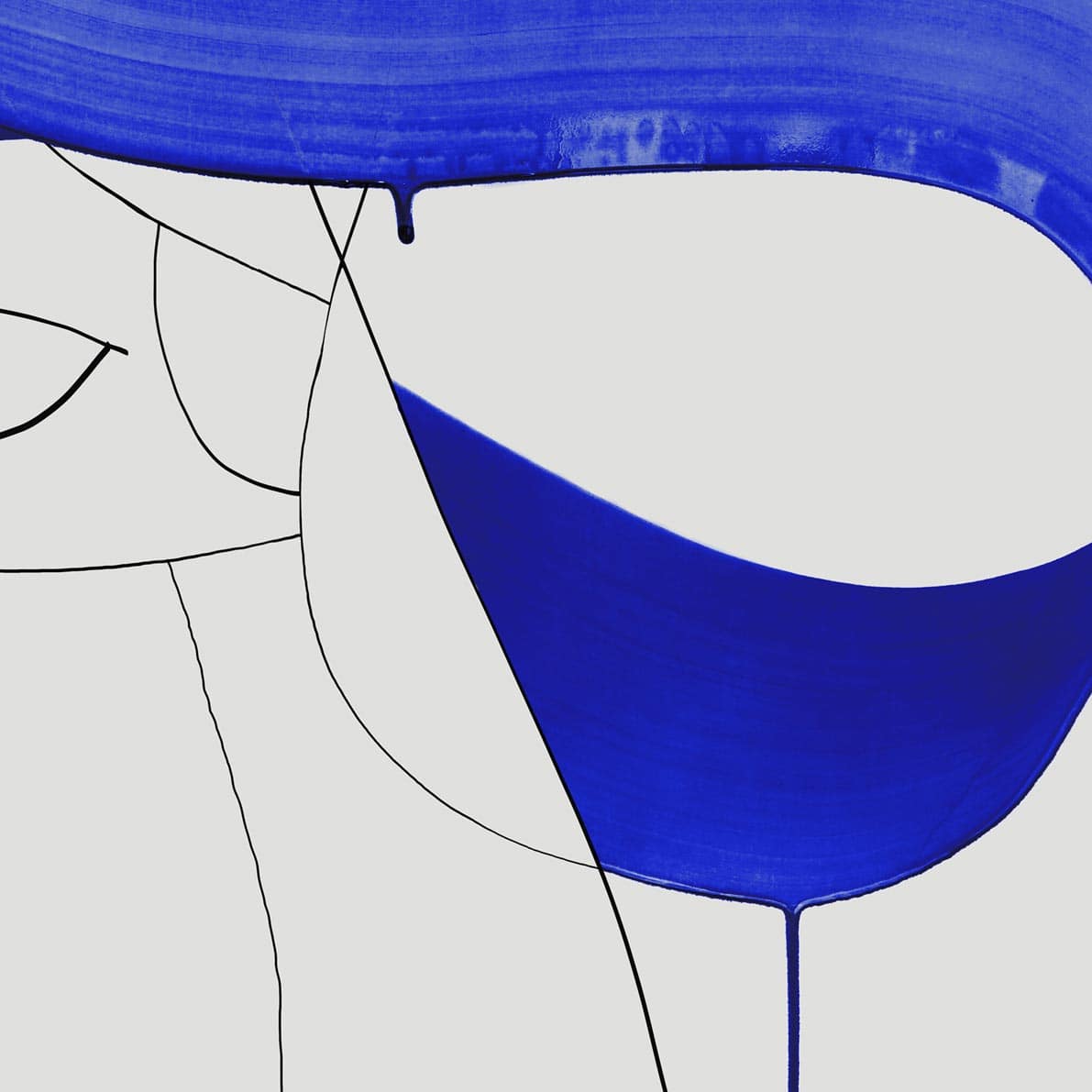 Blue Scarf Print - Peytil