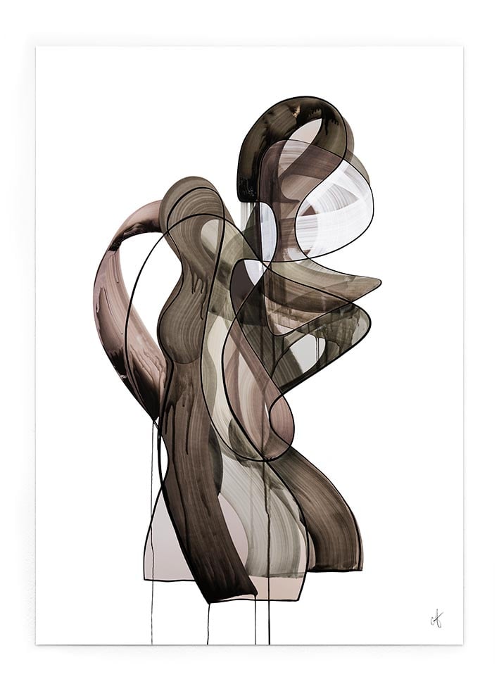 Earth Figuratone Print - Peytil