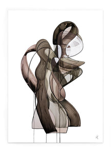 Earth Figuratone Print - Peytil