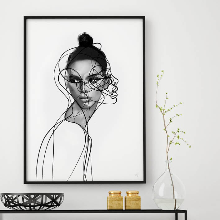 Wired Hope Print - Peytil